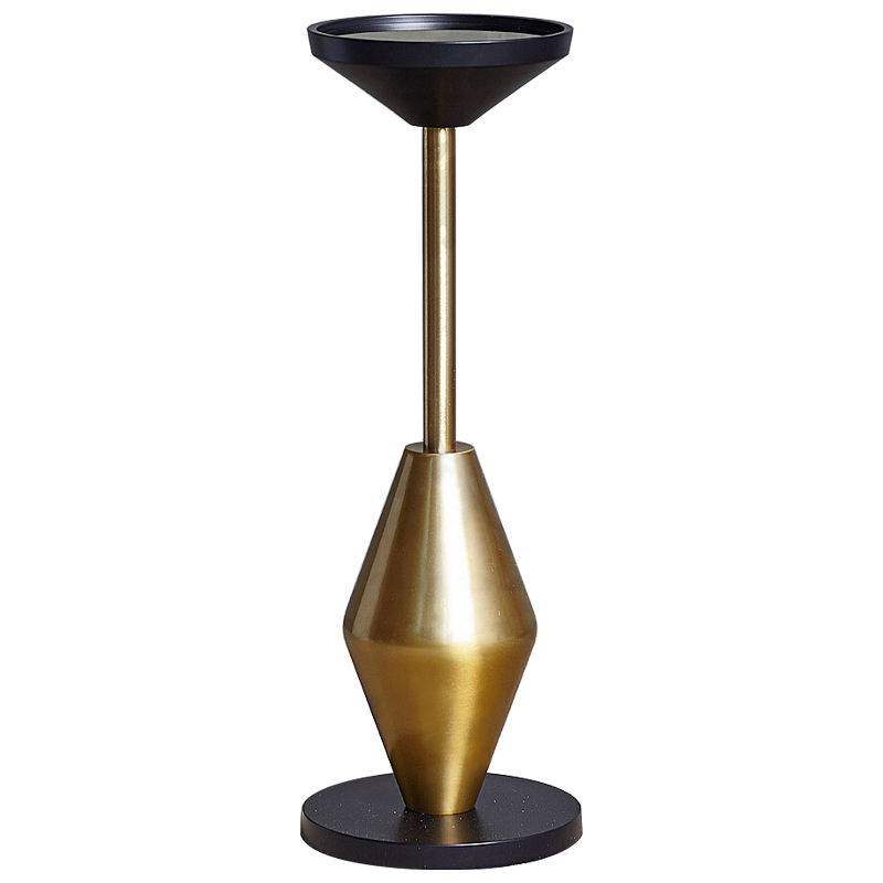 Приставной стол Omondi Side Table Черный Латунь Приставной стол Omondi Side Table Черный Латунь в Брянске | Loft Concept