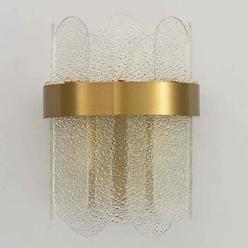 Бра Blount Raised Wall Lamp Прозрачное Стекло Латунь Бра Blount Raised Wall Lamp Прозрачное Стекло Латунь в Брянске | Loft Concept
