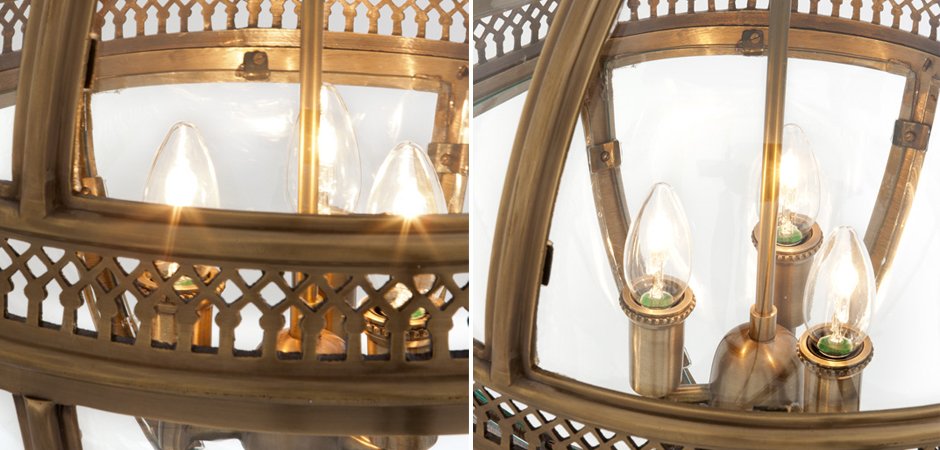 Люстра Lantern Residential Brass M Люстра Lantern Residential Brass M - Loft-Concept в Брянске