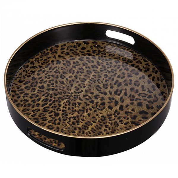 Поднос Leopard Коричневый Поднос Leopard Коричневый в Брянске | Loft Concept