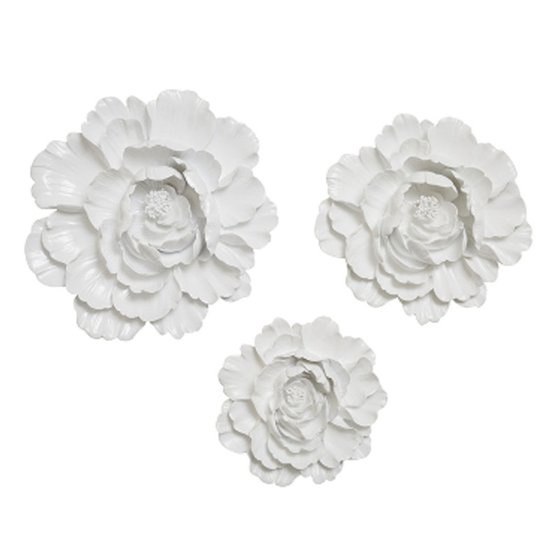 Аксессуар на стену Decor Flowers Rose Hip white Белый Аксессуар на стену Decor Flowers Rose Hip white Белый в Брянске | Loft Concept
