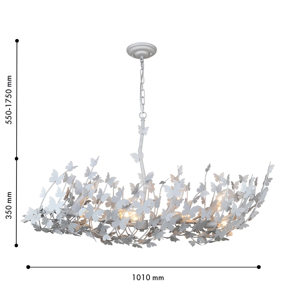 Люстра с абажуром оформленным в виде стаи бабочек Eternal Butterflies в Брянске