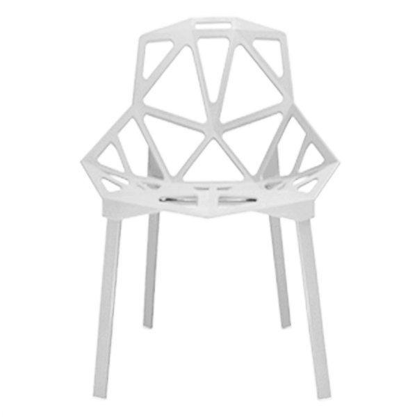 Дизайнерский стул CHAIR ONE white Белый Дизайнерский стул CHAIR ONE white Белый в Брянске | Loft Concept