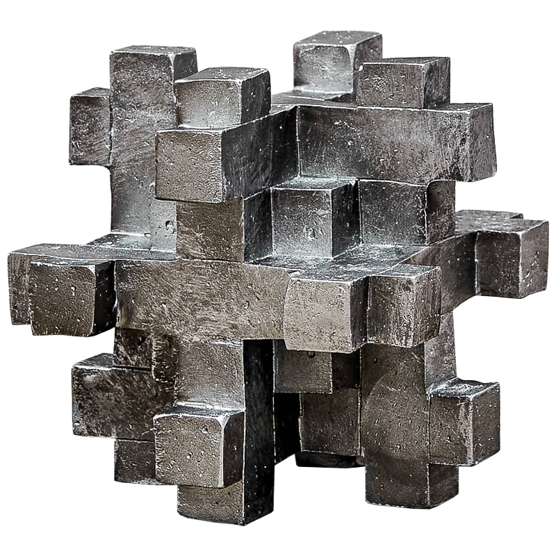 Аксессуар Cube Abstraction Серебряный Аксессуар Cube Abstraction Серебряный в Брянске | Loft Concept