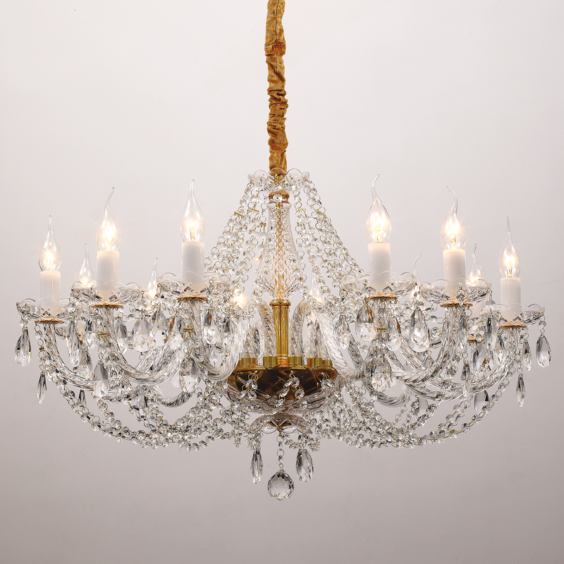 Люстра Melisa Chandelier 82 Прозрачный Глянцевое золото Люстра Melisa Chandelier 82 Прозрачный Глянцевое золото в Брянске | Loft Concept