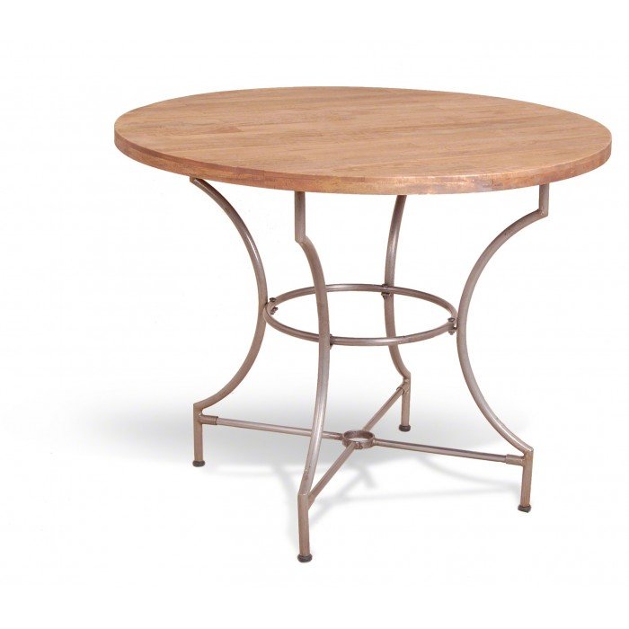Cтол Industrial Metal Rust Round Dining Table Cтол Industrial Metal Rust Round Dining Table в Брянске | Loft Concept