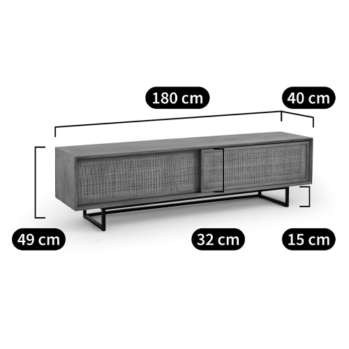ТВ-тумба из массива тика Busto TV Stand в Брянске