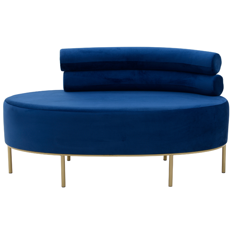 Кушетка Fening Lounge Sapphire Blue Сапфирово-синий Золотой Кушетка Fening Lounge Sapphire Blue Сапфирово-синий Золотой в Брянске | Loft Concept