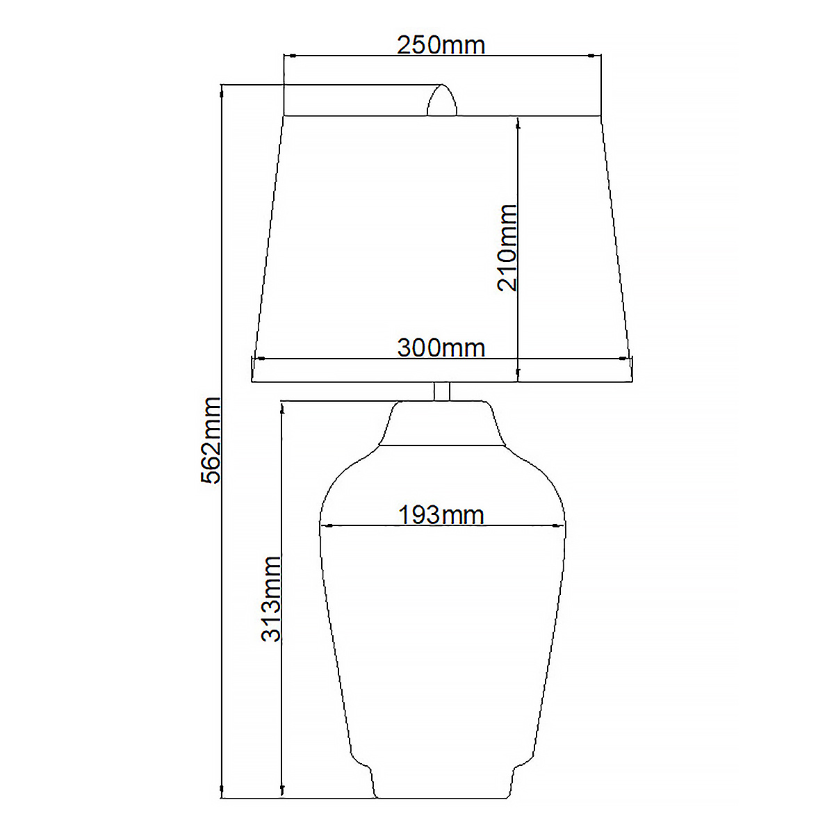 Настольная лампа с белым конусным абажуром и ребристым керамическим основанием Quintiesse в Брянске