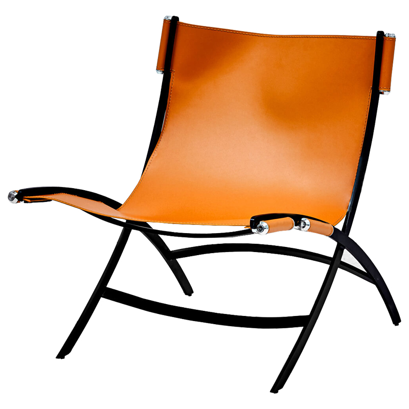 Кресло Ambre Chair Оранжевый Черный Кресло Ambre Chair Оранжевый Черный в Брянске | Loft Concept