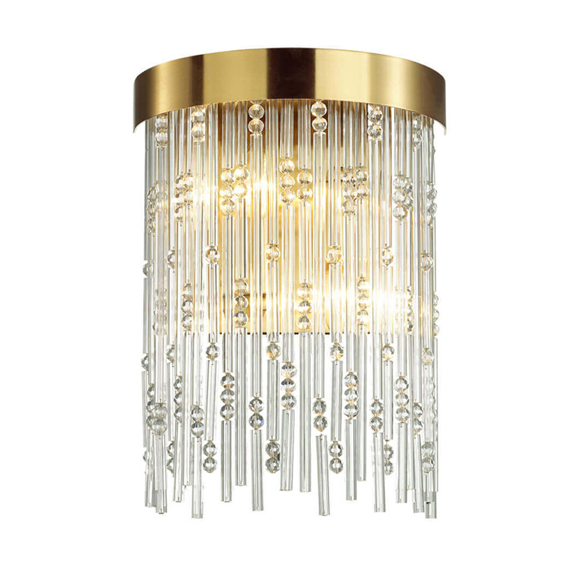 Бра Hailstorm Rain Kerri Wall lamp gold Прозрачный (Transparent) Золотой Бра Hailstorm Rain Kerri Wall lamp gold Прозрачный (Transparent) Золотой в Брянске | Loft Concept