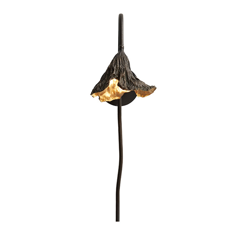 Настенный светильник Увядший Лотос Withering Lotus Lamp I Золотой Темная бронза Настенный светильник Увядший Лотос Withering Lotus Lamp I Золотой Темная бронза в Брянске | Loft Concept