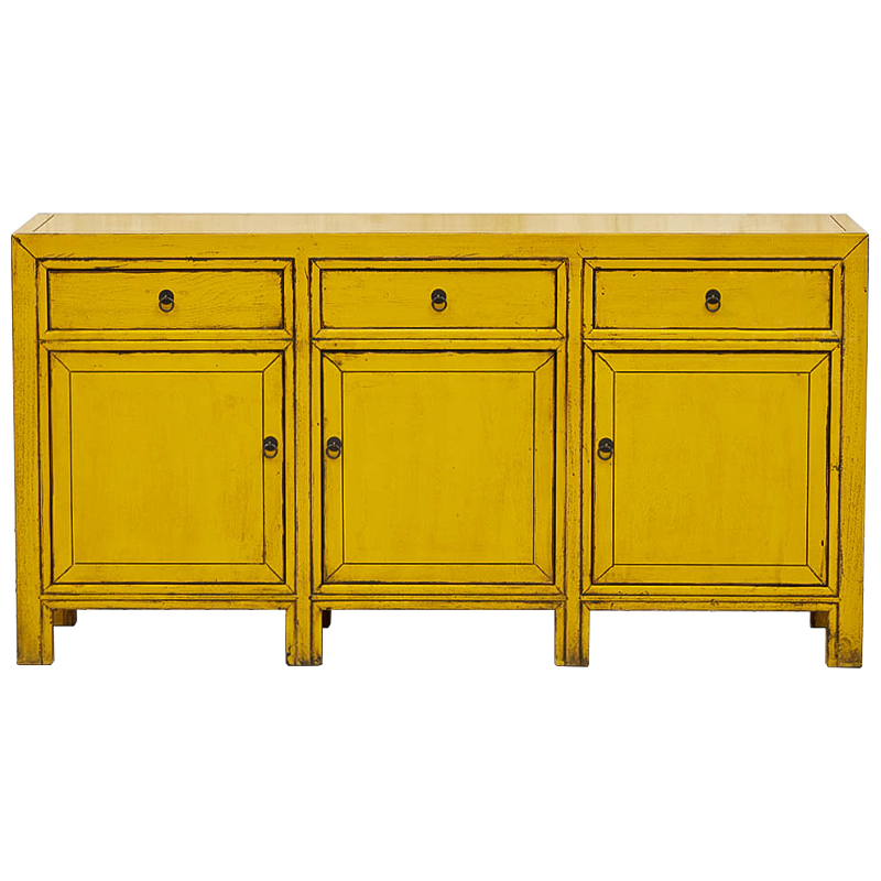 Комод Yellow Vintage Chest of Drawers Chinese Collection Желтый Комод Yellow Vintage Chest of Drawers Chinese Collection Желтый в Брянске | Loft Concept