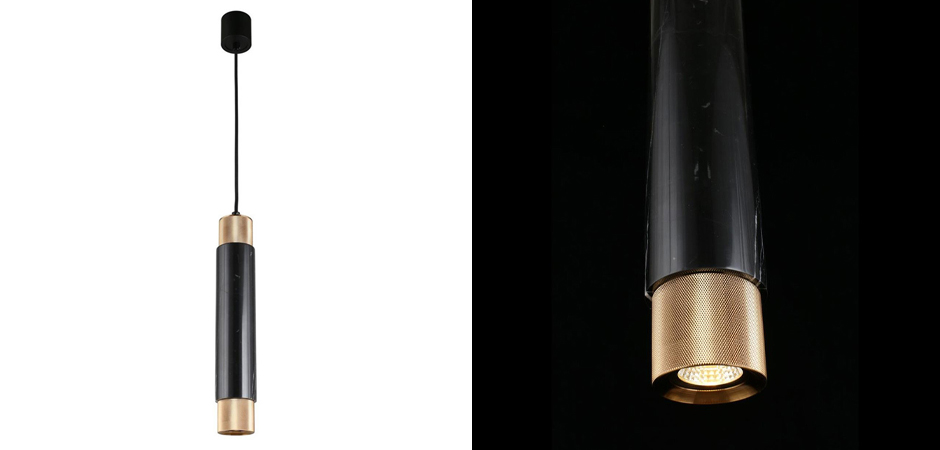 Подвесной светильник Cocktail Tube Черный Подвесной светильник Cocktail Tube Черный - Loft-Concept в Брянске