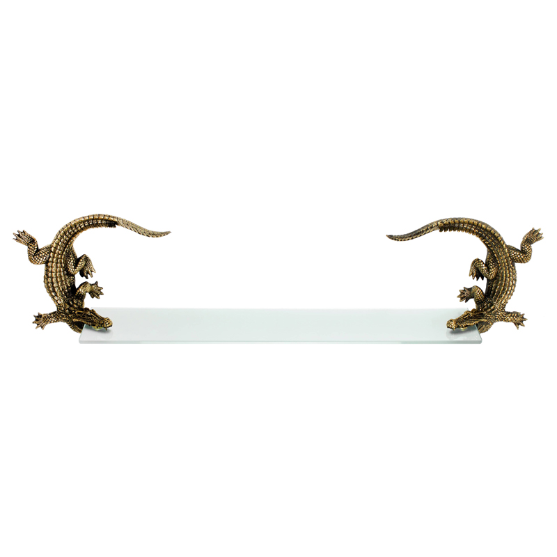 Полка для ванной Bronze Crocodiles Бронза Полка для ванной Bronze Crocodiles Бронза в Брянске | Loft Concept