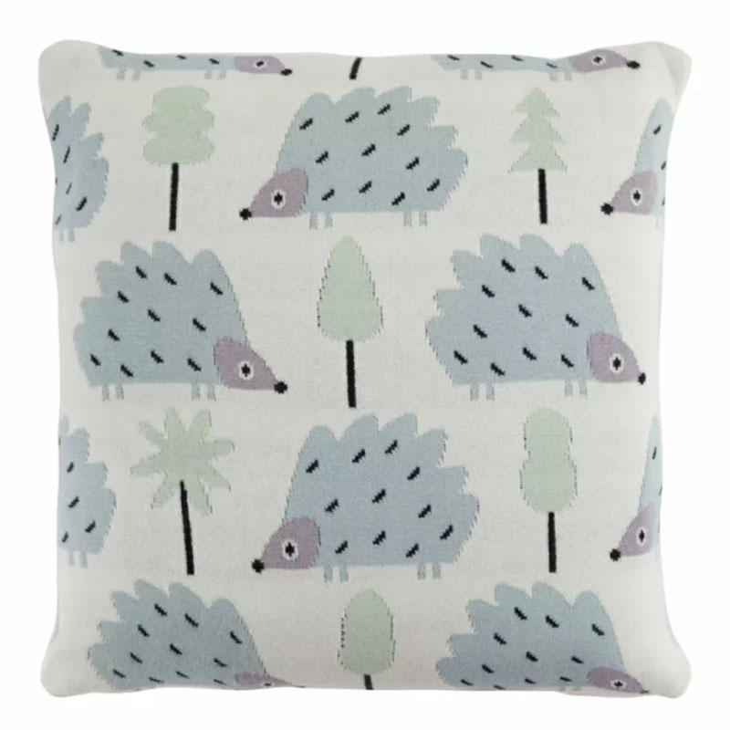 Подушка Blue Hedgehogs Мульти Подушка Blue Hedgehogs Мульти в Брянске | Loft Concept