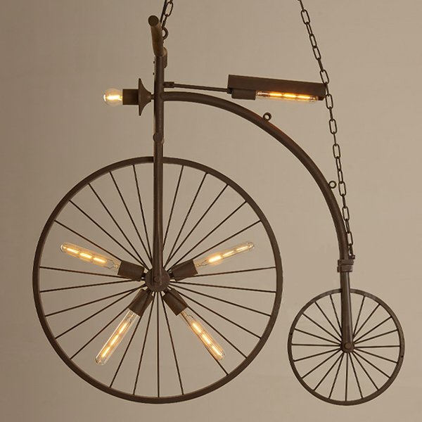 Сhandelier Loft BIKE Искусственная бурая ржавчина Сhandelier Loft BIKE Искусственная бурая ржавчина в Брянске | Loft Concept