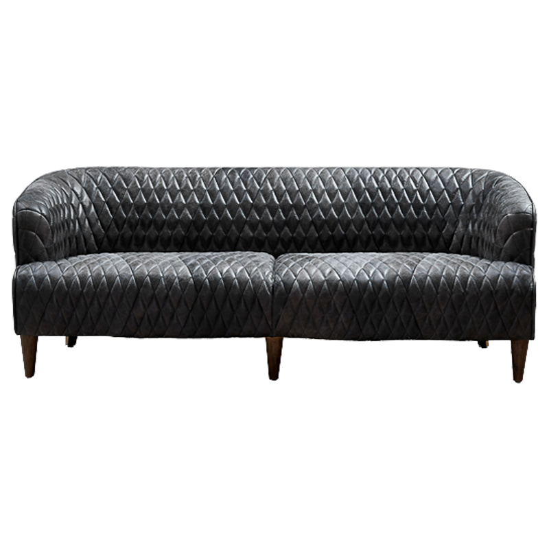 Диван Rhombuses Upholstery Graphite Sofa Графитовый Диван Rhombuses Upholstery Graphite Sofa Графитовый в Брянске | Loft Concept