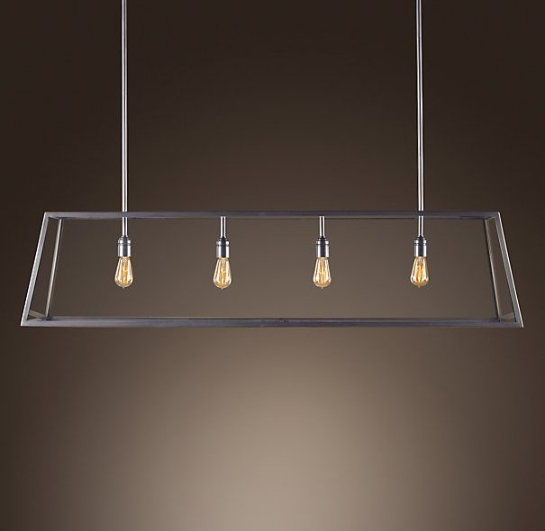 Люстра Loft Industrial Filament Chandelier Big Черный в Брянске | Loft Concept 