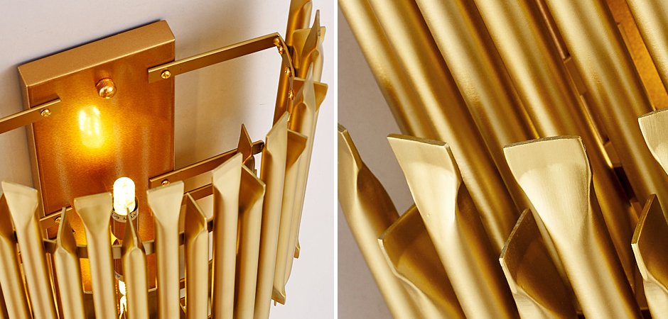Бра MATHENY III WALL LAMP by DELIGHTFULL Gold Бра MATHENY III WALL LAMP by DELIGHTFULL Gold - Loft-Concept в Брянске
