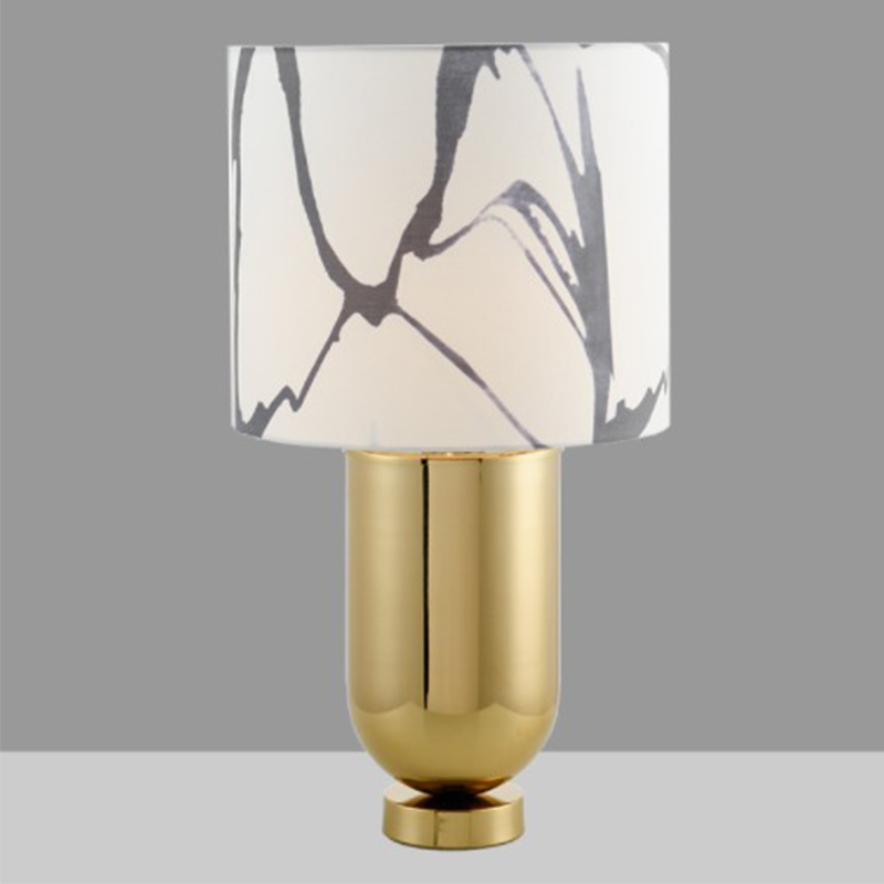 Настольная лампа Adeline Gold Table Lamp Золотой Белый Настольная лампа Adeline Gold Table Lamp Золотой Белый в Брянске | Loft Concept