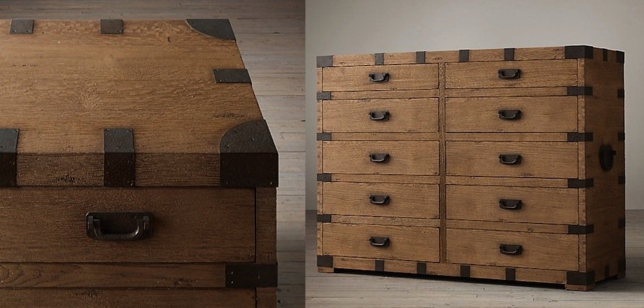 Комод в винтажном стиле Vintage Antique Oak Big Комод в винтажном стиле Vintage Antique Oak Big - Loft-Concept в Брянске