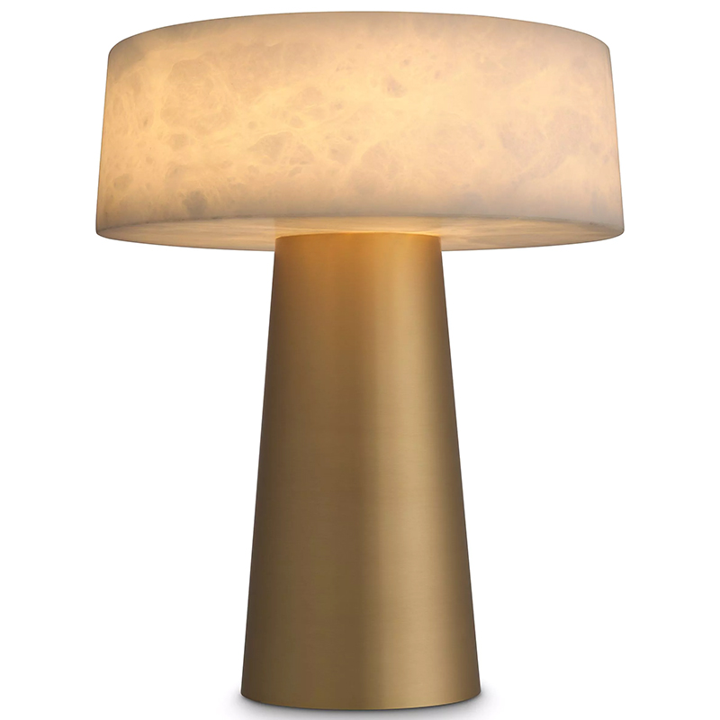 Настольная лампа Eichholtz Table Lamp Cinco Латунь Бежевый Настольная лампа Eichholtz Table Lamp Cinco Латунь Бежевый в Брянске | Loft Concept