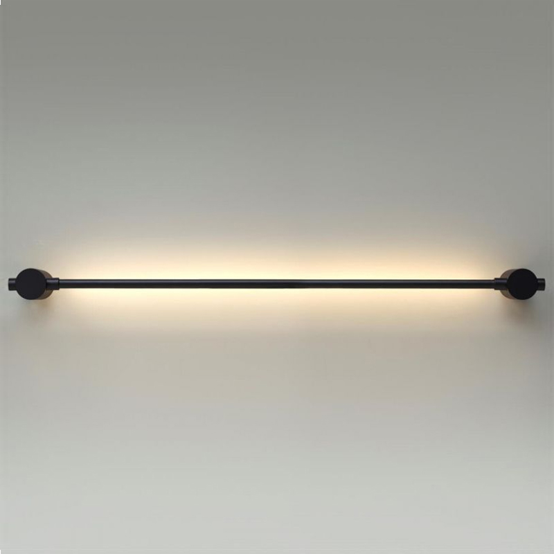 Черное светодиодное бра Trumpet tube Wide Черный матовый Черный Черное светодиодное бра Trumpet tube Wide Черный матовый Черный в Брянске | Loft Concept