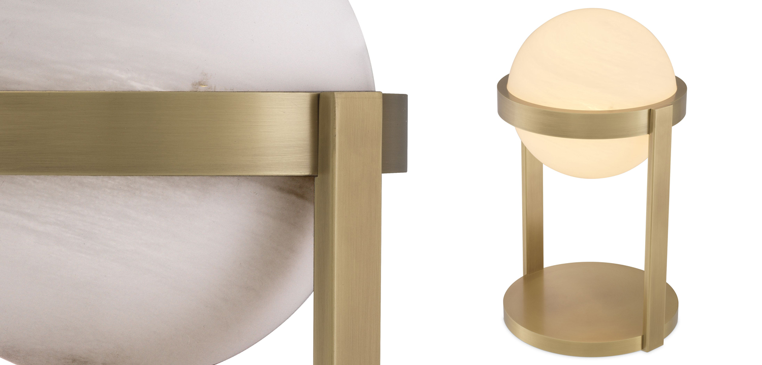 Настольная лампа Eichholtz Table Lamp Hayward brass - фото