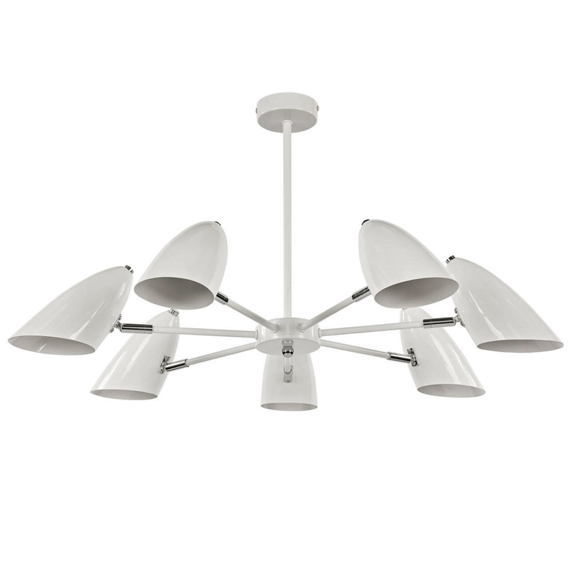 Люстра Retro Future White Белый Люстра Retro Future White Белый в Брянске | Loft Concept