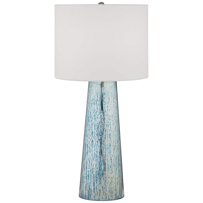 Настольная лампа Claire Lampshade Table Lamp Голубой Белый Настольная лампа Claire Lampshade Table Lamp Голубой Белый в Брянске | Loft Concept