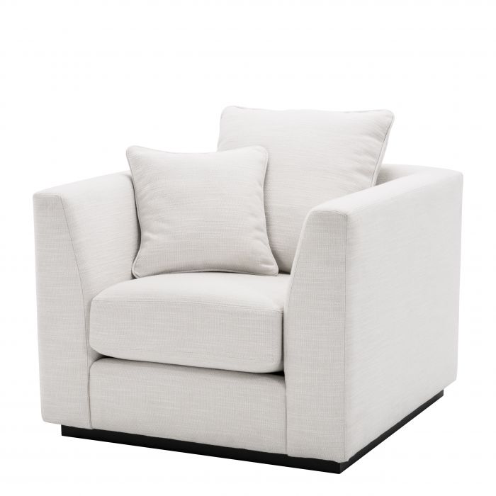 Кресло Eichholtz Chair Taylor Белый Черный Кресло Eichholtz Chair Taylor Белый Черный в Брянске | Loft Concept