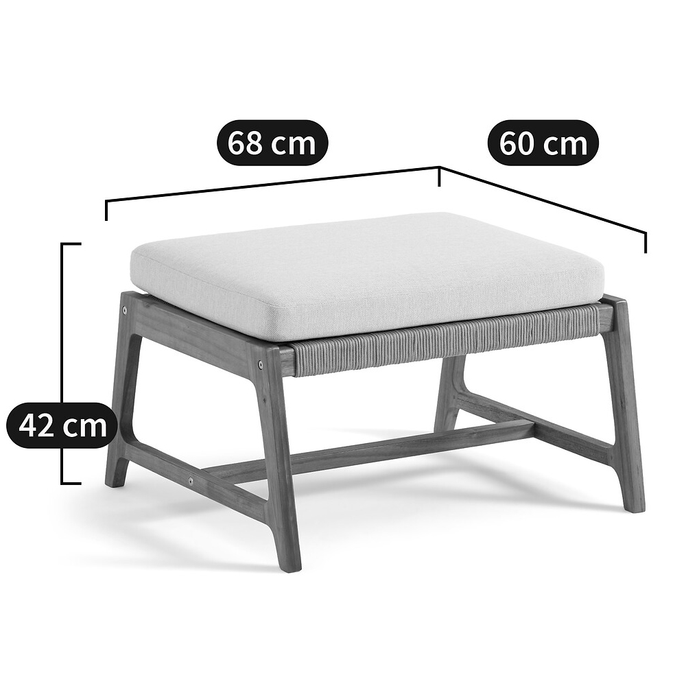 Оттоманка садовая из акации Comfortable Оттоманка садовая из акации Comfortable в Брянске