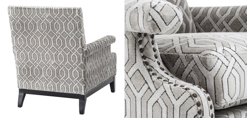Кресло Eichholtz Chair Goldoni Grey Кресло Eichholtz Chair Goldoni Grey - Loft-Concept в Брянске