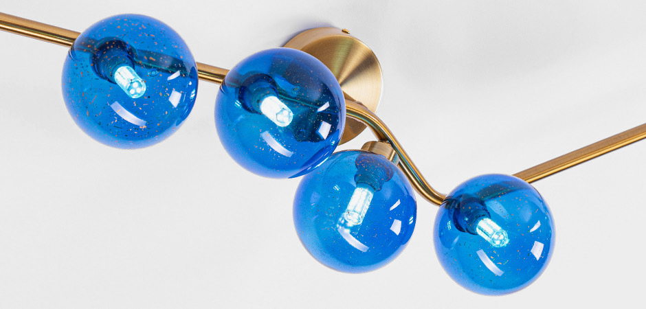 Бра Cherry FLUSH MOUNT Wall Lamp blue Бра Cherry FLUSH MOUNT Wall Lamp blue - Loft-Concept в Брянске