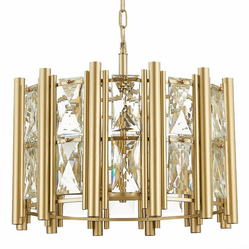 Люстра Rivelen Chandelier D50 Золотой Шампань Прозрачное Стекло Люстра Rivelen Chandelier D50 Золотой Шампань Прозрачное Стекло в Брянске | Loft Concept