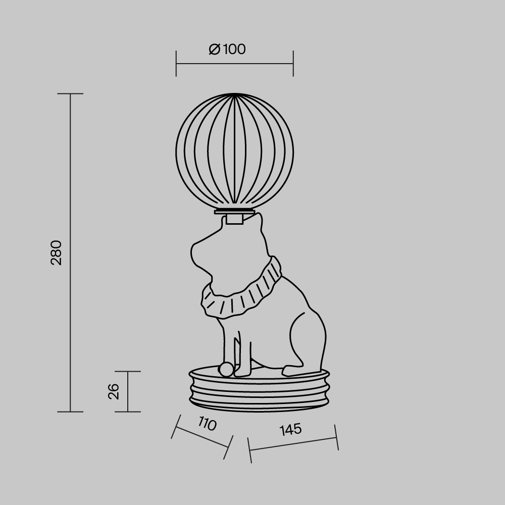 Настольный светильник Senor Capybara 3000К 5Вт в Брянске