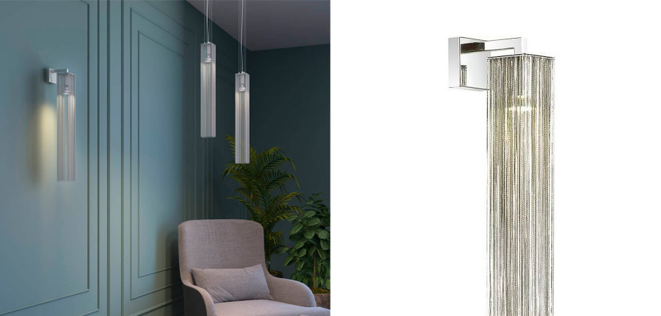 Бра Atlantis Chain Nickel One Sconces Бра Atlantis Chain Nickel One Sconces - Loft-Concept в Брянске