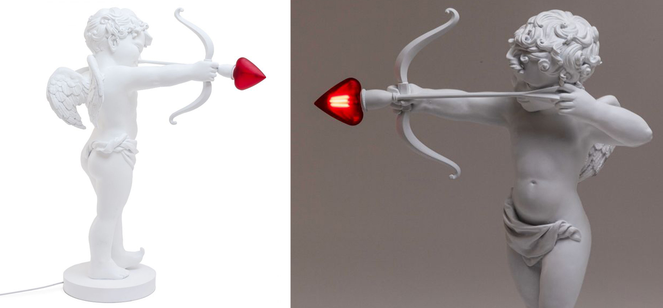 Настольная лампа Купидон со стрелой Seletti Cupid Lamp - фото №1