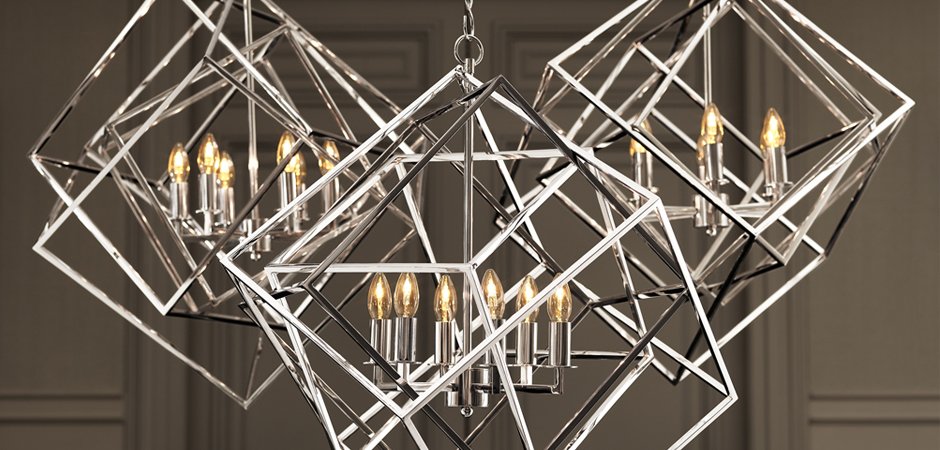 Подвесной светильник КУБ Matrix цвет Nickel Подвесной светильник КУБ Matrix цвет Nickel - Loft-Concept в Брянске