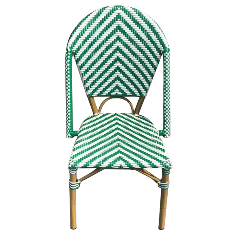 Стул ротанг Wicker Jerome Rattan Chair Green Зеленый Белый Древесина Стул ротанг Wicker Jerome Rattan Chair Green Зеленый Белый Древесина в Брянске | Loft Concept