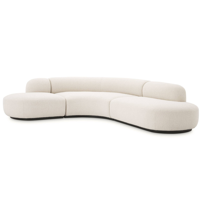 Диван Eichholtz Sofa Bjorn Кремовый Черный Диван Eichholtz Sofa Bjorn Кремовый Черный в Брянске | Loft Concept