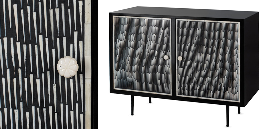 Буфет инкрустированный Inlaid Bone Black and white Буфет инкрустированный Inlaid Bone Black and white - Loft-Concept в Брянске