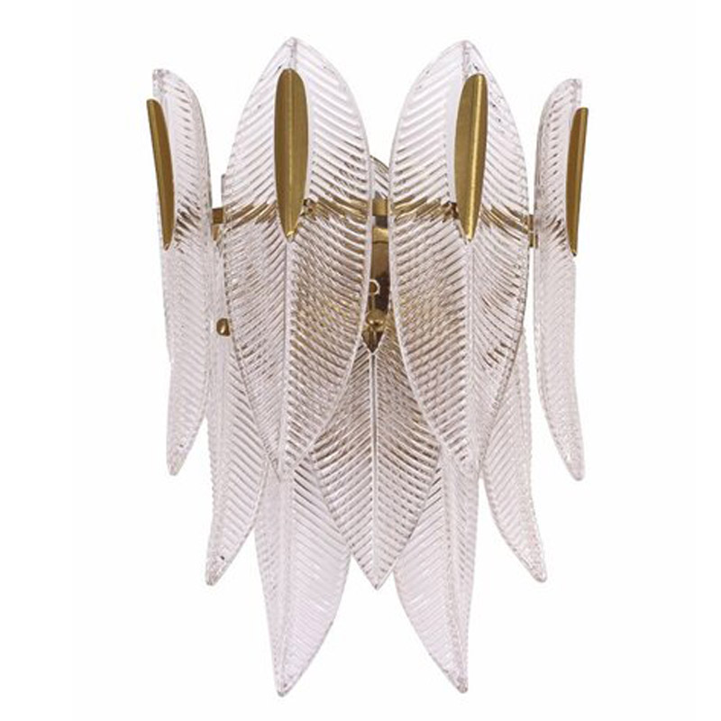 Бра Textured Glass Petals Sconce Бронза Бра Textured Glass Petals Sconce Бронза в Брянске | Loft Concept