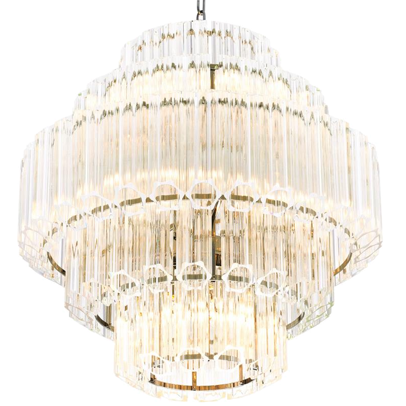 Люстра Chandelier Vittoria S Clear Никель Прозрачный (Transparent) Люстра Chandelier Vittoria S Clear Никель Прозрачный (Transparent) в Брянске | Loft Concept