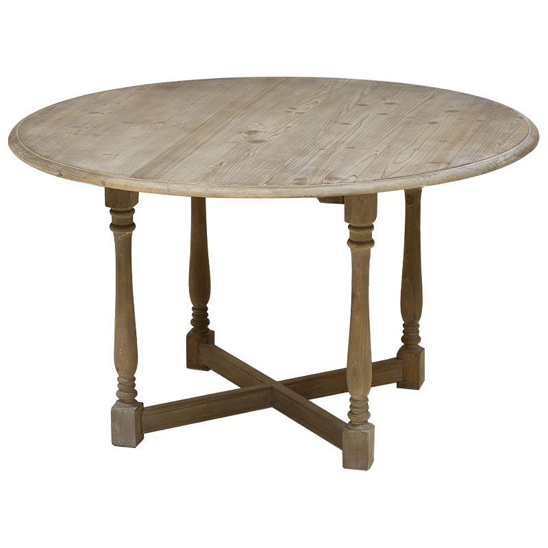 Стол круглый Morse Table из массива сосны Древесина Стол круглый Morse Table из массива сосны Древесина в Брянске | Loft Concept