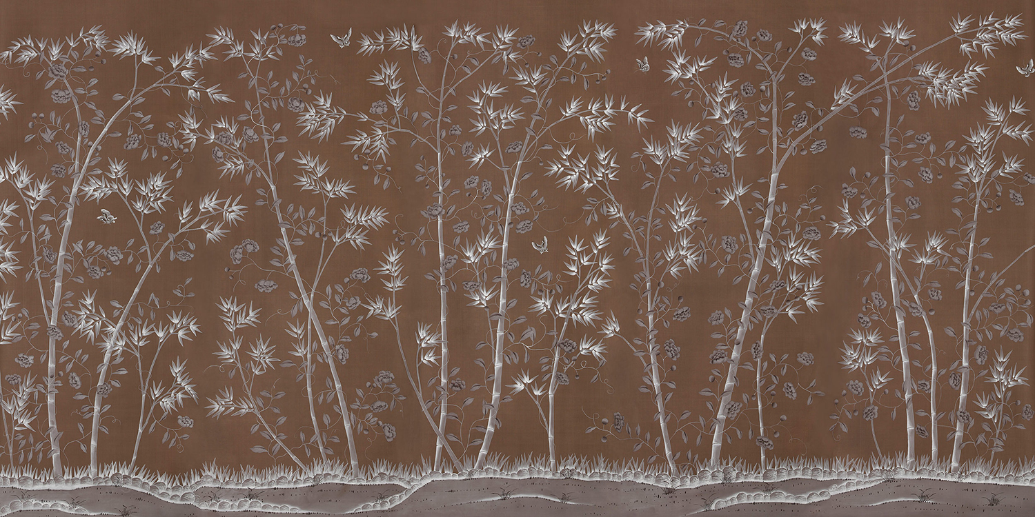 Обои ручная роспись Chantilly Raw Earth dyed - фото