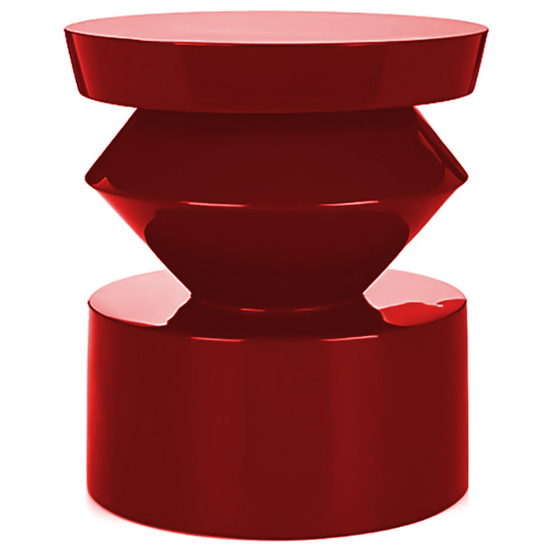 Приставной столик UMA SIDE TABLE Red Красный Приставной столик UMA SIDE TABLE Red Красный в Брянске | Loft Concept