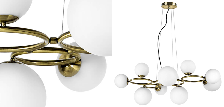 Люстра Bubbles on 4 Rings Chandelier Люстра Bubbles on 4 Rings Chandelier - Loft-Concept в Брянске