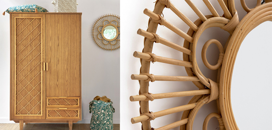 Зеркало Mirror Rattan Round D65 Зеркало Mirror Rattan Round D65 - Loft-Concept в Брянске